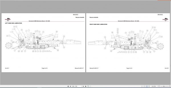 CAT Miner Bolter CM845 30MB3 120395 Mechanical Service Manual M01417 BI643652 2011 3