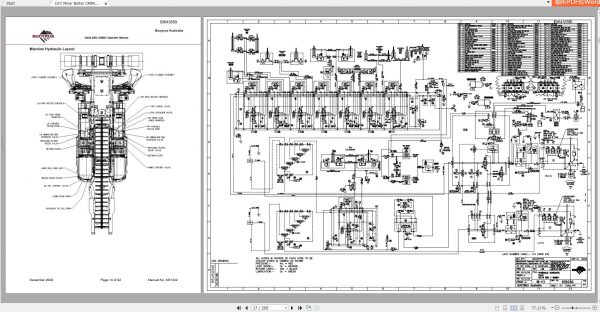 CAT Miner Bolter CM845 30MB3 154355 Electrical Service Manual M01342 BI643659 2009 2