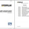 CAT Miner Bolter CM845 30MB3 40207 Electrical Technical Manual M01421 BI643650 2011 1