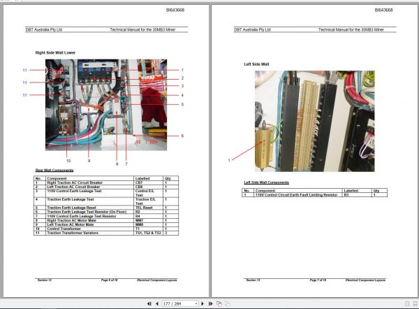 CAT Miner Bolter CM845 30MB3 93284 Service Manual BI643668 2006 3