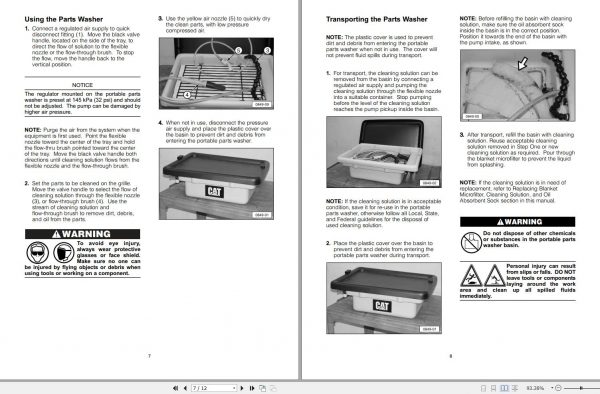 CAT NEHS0701 01 to NEHS0872 03 Tool Operating Manual 4