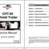 CAT Roof Support Carrier SH150 CHT 50 Shield Trailer 5002204 Service Manual BI643611 2008 1