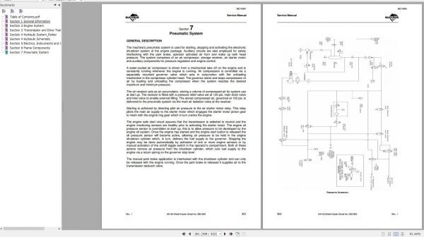 CAT Roof Support Carrier SH640 D CL110 CL210 CL215 FH125 D SH660 5001059 Service Manual BI014594 2015 3