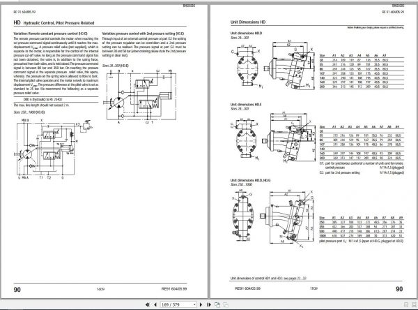CAT Roof Support Rexroth Pacific Marketed Range Catalogue Hydraulic Motors VC0124 Service Manual BI620292 2