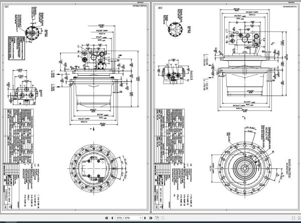 CAT Roof Support Rexroth Pacific Marketed Range Catalogue Hydraulic Motors VC0124 Service Manual BI620292 3