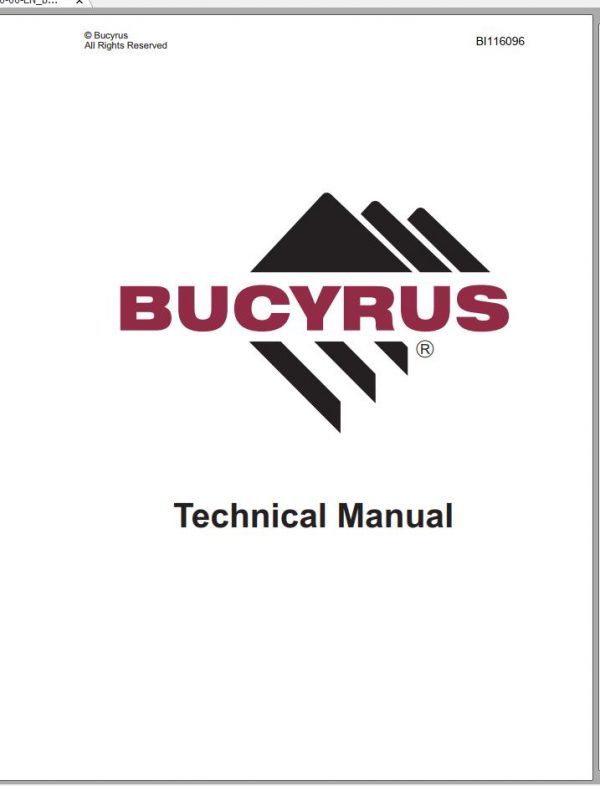 CAT Rotary Track Drills 300 400 Hydra Trac Service Manual BI116096 2004 1