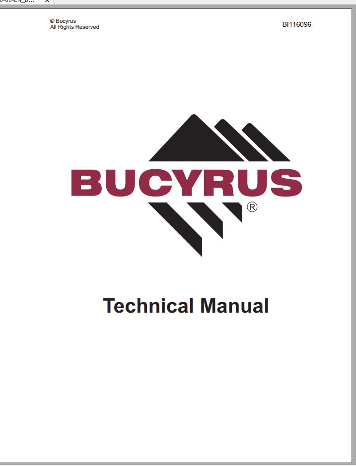 CAT Rotary Track Drills 300 400 Hydra Trac Service Manual BI116096 2004 1