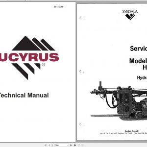 CAT Rotary Track Drills MD5125 SCH5000 Service Manual 411310 BI116058 1