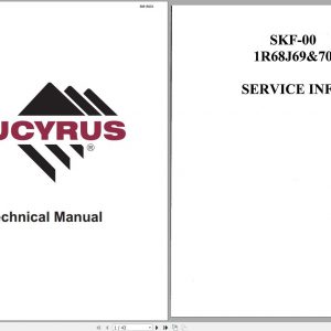 CAT Rotary Track Drills MD6240 SKF 00 1R68J69 1R68J70 Service Manual BI615933 1