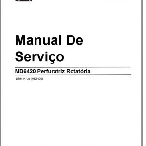 CAT Rotary Track Drills MD6420 DT9114 Up Service Manual EM024981 2016 PT 1