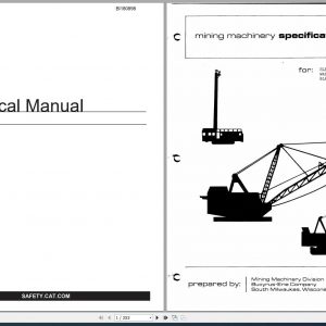 CAT Rotary Track Drills MD6420 Mining Machinery Specifications Technical Manual BI180898 1