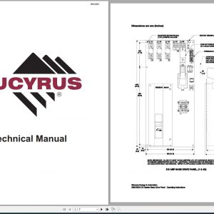 CAT Rotary Track Drills MD6640 141307 SIMOREG DC Master Base Drive Panel Service Manual BI619361 1