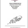 CAT Rotary Track Drills MD6640 HPR4519 5123 Hydraulic Rock Drill Service Manual BI615853 1