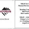 CAT Rotary Track Drills MK45HD 1416307 Service Manual BI615935 1