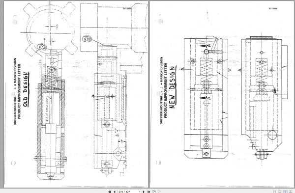 CAT Rotary Track Drills Marion Product Improvement Letters Service Manual BI115484 1992 2