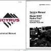 CAT Rotary Track Drills R20T Hydra Trac Self Contained Service Manual 426690 BI116085 1