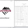 CAT Rotary Track Drills SCH3500A 9525 8335010 Service Manual BI116115 1