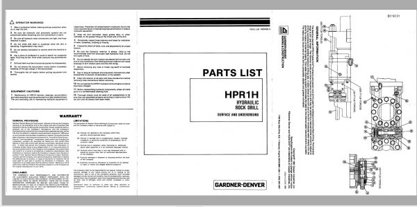 CAT Rotary Track Drills SCH3500BV MS40 Distributor Service Manual BI116131 2