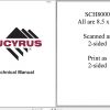 CAT Rotary Track Drills SCH8000 Service Manual BI615932 1
