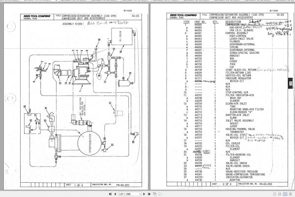 CAT Rotary Track Drills SK25 1060129 01 Service Manual BI115209 1978 2