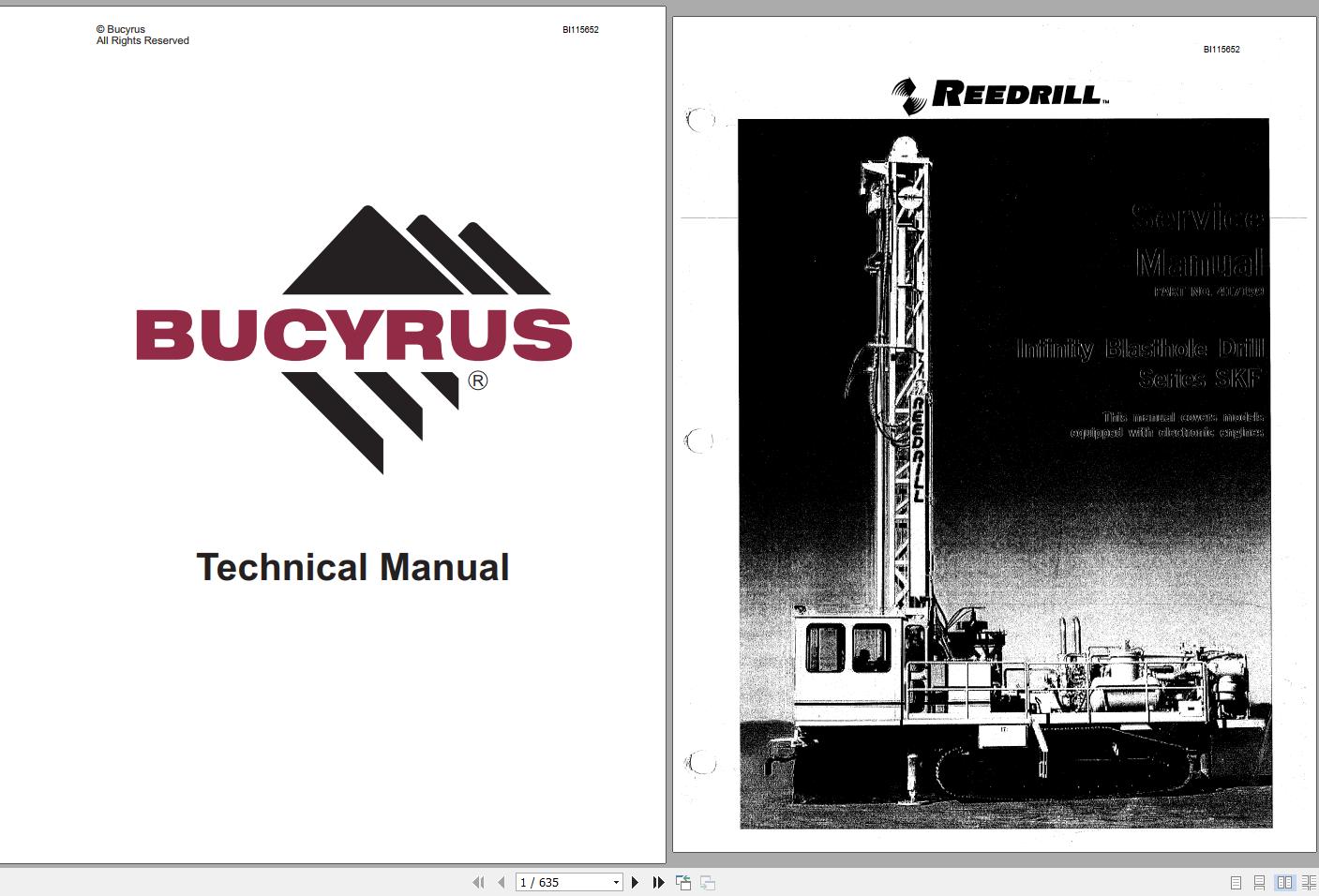 CAT Rotary Track Drills Series SKF Electronic engines later version Service Manual BI115652 1 1