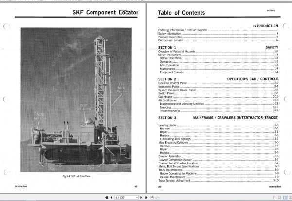 CAT Rotary Track Drills Series SKF Electronic engines later version Service Manual BI115652 2