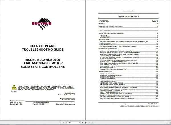 CAT Scoop SU488 DM 488 6 488 2749 307208 Service Manual BI629722 1