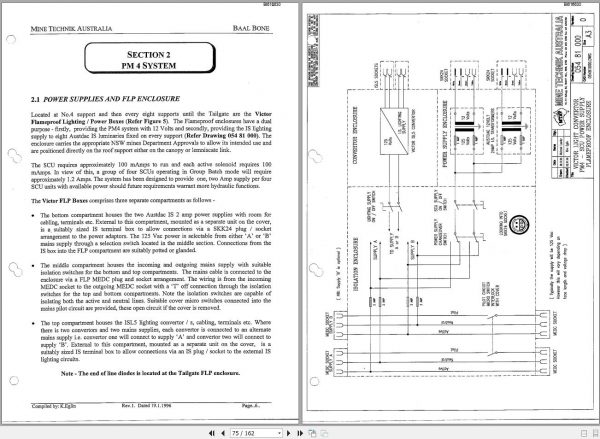 CAT Shearer Baal Bone Shield Manual for PM4 System M00499 Service Manual BI616630 3