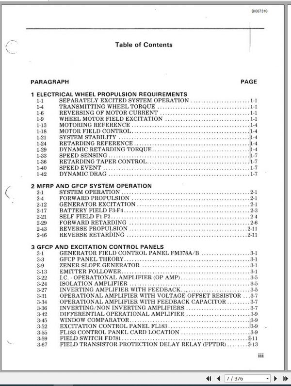 CAT Unit Rig Mining Truck Lectra Haul 603 776 Sepex Deep Pit Electrical Service Manual BI007310 2