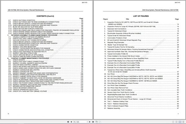 CAT Unit Rig Mining Truck MG106 MG110 MG116 OHV Drive System Planned Service Manual BI617479 GEK 91739B 2