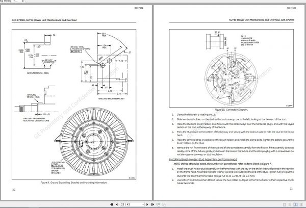CAT Unit Rig Mining Truck MG106 MG110 MG164 5GY19 Blower Unit Service Manual BI617459 GEK 87940E 2