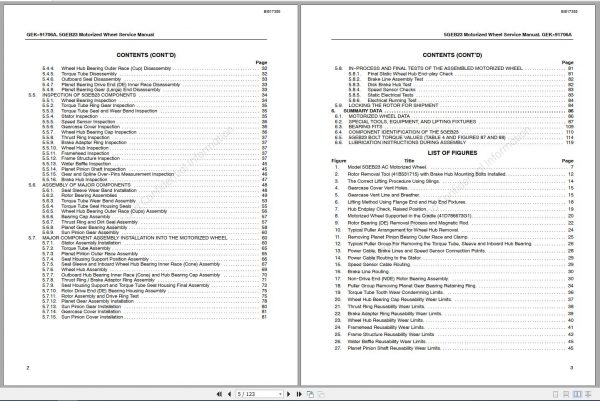 CAT Unit Rig Mining Truck MT3300 AC MM238 MM378 5GEB23 Motorized Wheel Service Manual BI617355 GEK 91706A 2