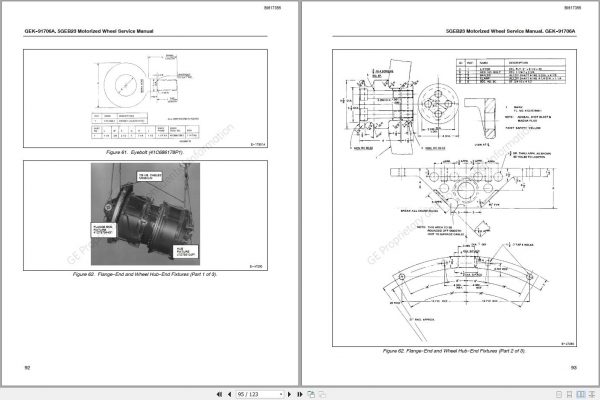CAT Unit Rig Mining Truck MT3300 AC MM238 MM378 5GEB23 Motorized Wheel Service Manual BI617355 GEK 91706A 3