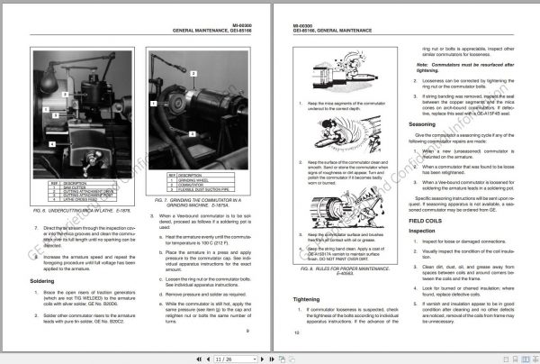 CAT Unit Rig Mining Truck MT3700 AC General Electric Drive System Statex III GE787 GTA26 Service Manual 4