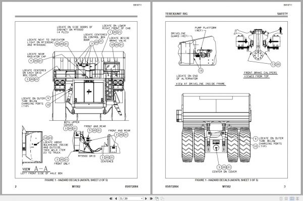 CAT Unit Rig Mining Truck MT5500 AC MP100 Service Manual 2
