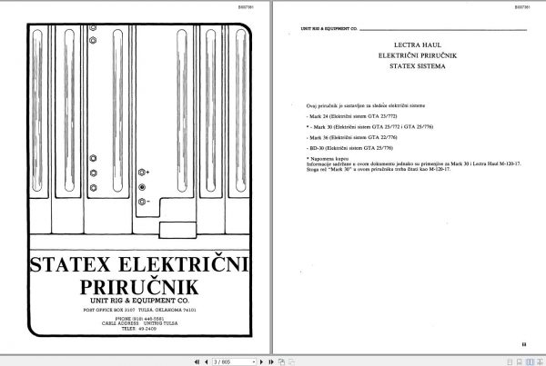 CAT Unit Rig Mining Truck Statex Electrical Service Manual BI007361 1