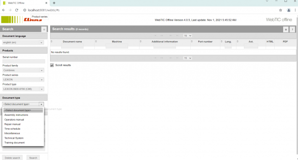 CLAAS WebTIC Offline EN 11.2021 6