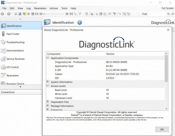 Detroit Diesel Diagnostic Link DDDL 8.14 Pro Level 101010 1 1