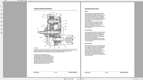 Doosan Dielsel Forklift D15S D18S G15S G18S Electric Schematic Service Operaton Maintenance 1 1