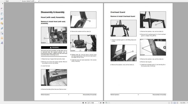 Doosan Dielsel Forklift D20A 3 D25A 3 D30A 3 Electric Schematic Service Operaton Maintenanc