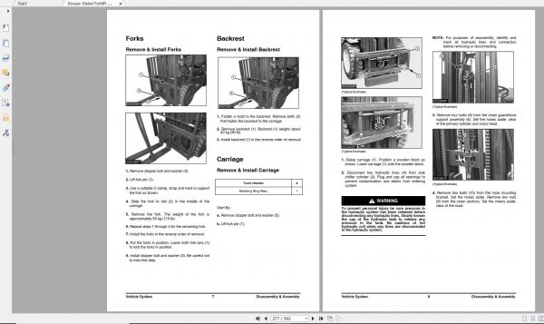 Doosan Dielsel Forklift D20G 25G 30G Electric Schematic Service Operaton Maintenance Manual SB4214E 0