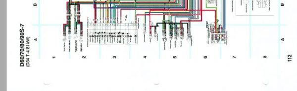 Doosan Dielsel Forklift D60 7 D70 7 D80 7 D90S 7 D34 T 4 81 kW SCR EuroIV Electric Schematic 2