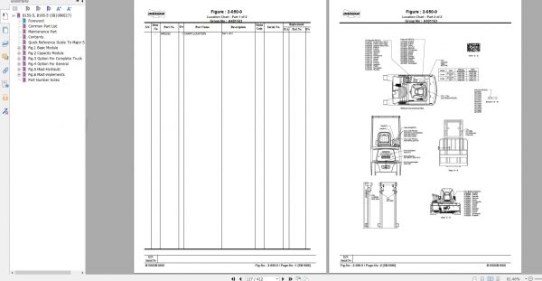 Doosan Electric Forklift B15S 5 B18S 5 Part Book SB1086E17 2