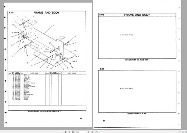 Doosan Electric Forklift B20S B25S B30S Part Book D270465 02 2