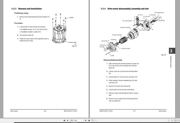 Doosan Electric Forklift BR14JW 7 PLUS BR16JW 7 PLUS Service Manual SB4456E01 2017 2