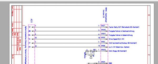 Doosan Electric Pallet Truck LEDD DH ACX Schematic Diagram DE 2