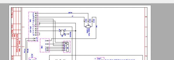 Doosan Electric Pallet Truck LEDD20 MP ACX Schematic Diagram DE 1