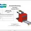 Doosan Electric Pallet Truck LEDH 20 MP Part Book 03.2014 EN DE 1