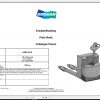 Doosan Electric Pallet Truck LEDH 20M ACX ZF Part Book 01.2012 EN DE 1
