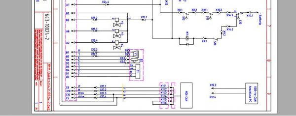 Doosan Electric Pallet Truck LEDH20 MP ACX Twin Poti 10024 2 Schematic Diagram DE 1